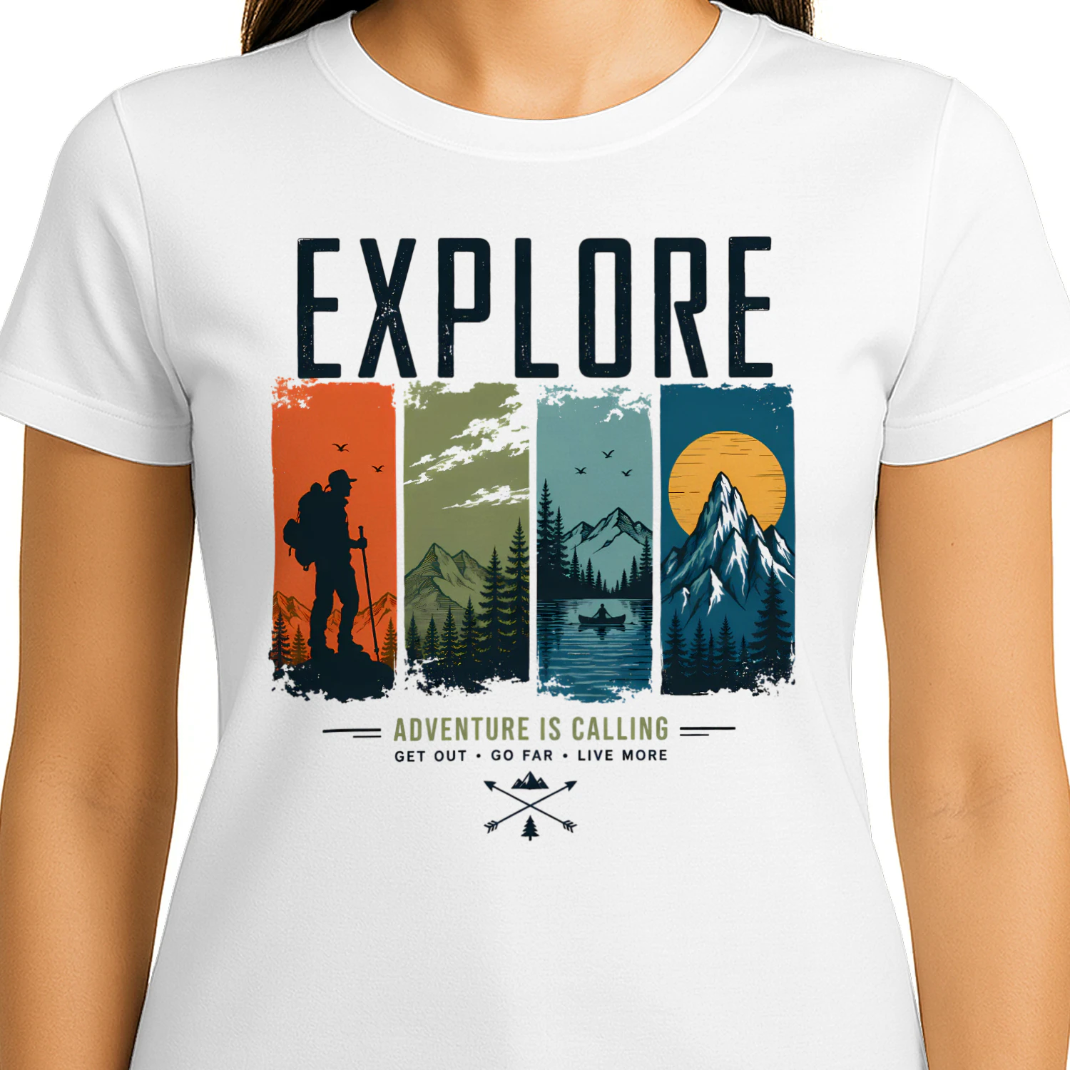 Explore Adventure Shirt, Hiking Mountain Shirt