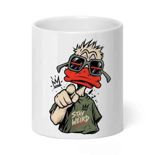 Stay Weird Duck Mug 11oz