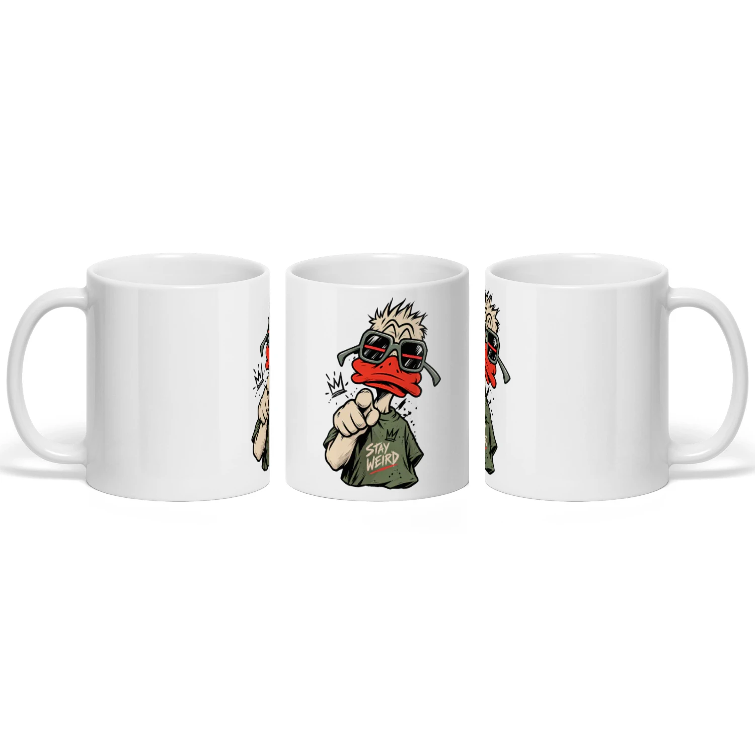 Stay Weird Duck Mug