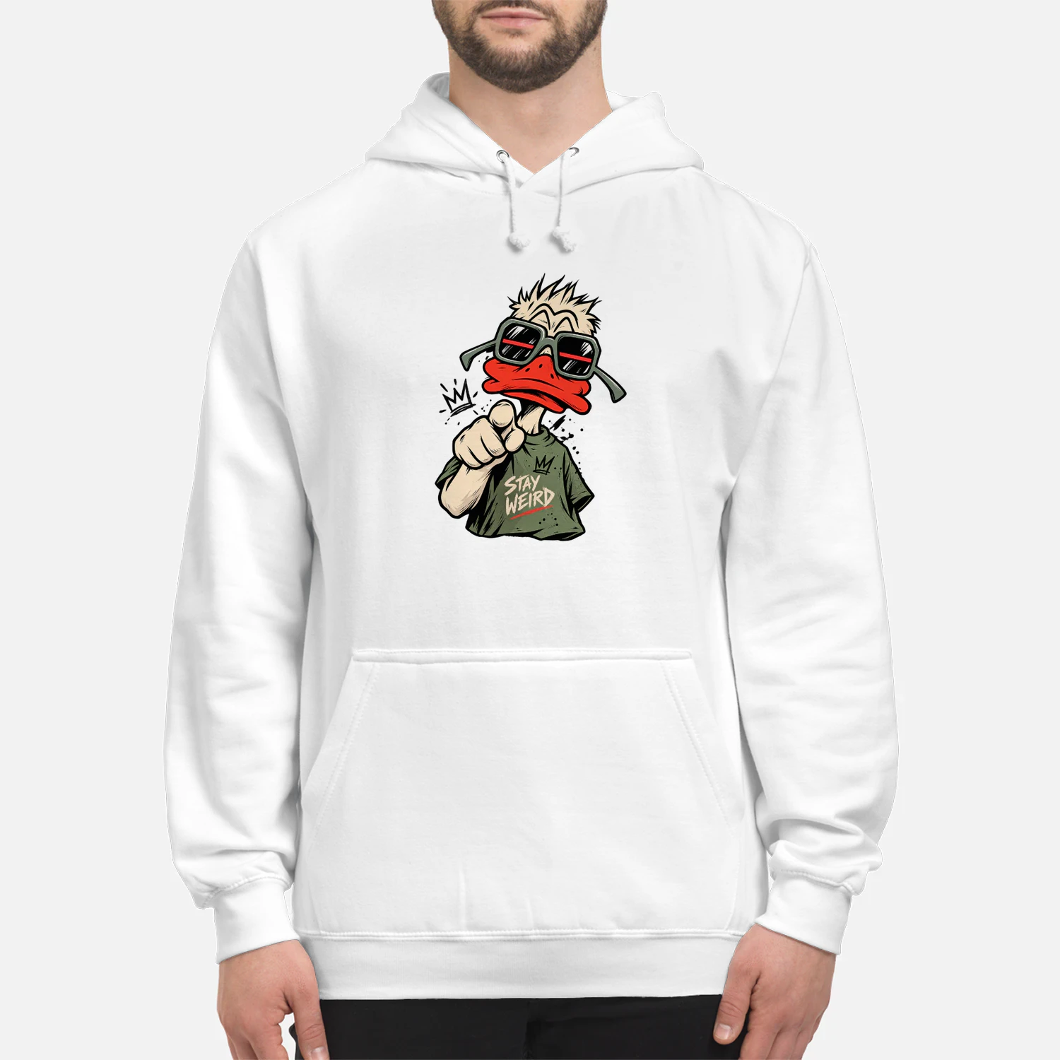 Stay Weird Duck Hoodie