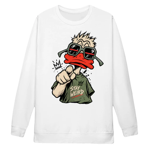 Stay Weird Duck Sweatshirt