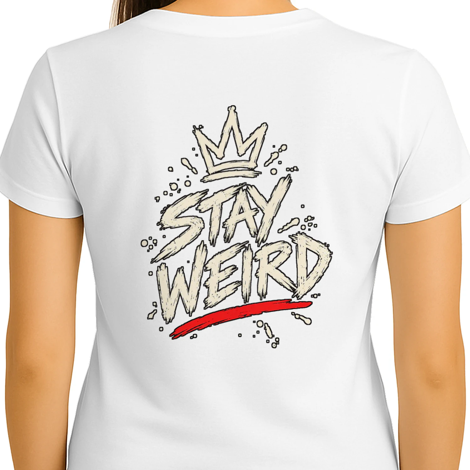 Stay Weird Duck Tee