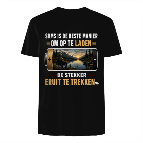 VISSEN. SOMS IS DE BESTE MANIER OM OP TE LADEN, DE STEKKER ERUIT TE TREKKEN