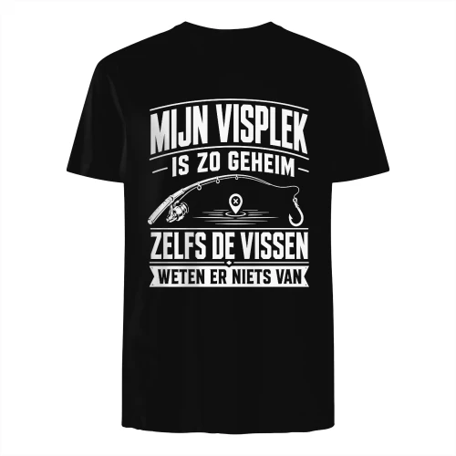 MIJN VISPLEK IS ZO GEHEIM ZELFS DE VISSEN WETEN ER NIETS VAN