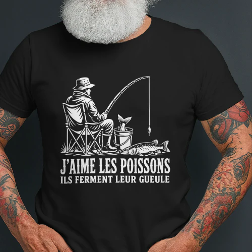 J'AIME LES POISSONS ILS FERMENT LEUR GUEULE