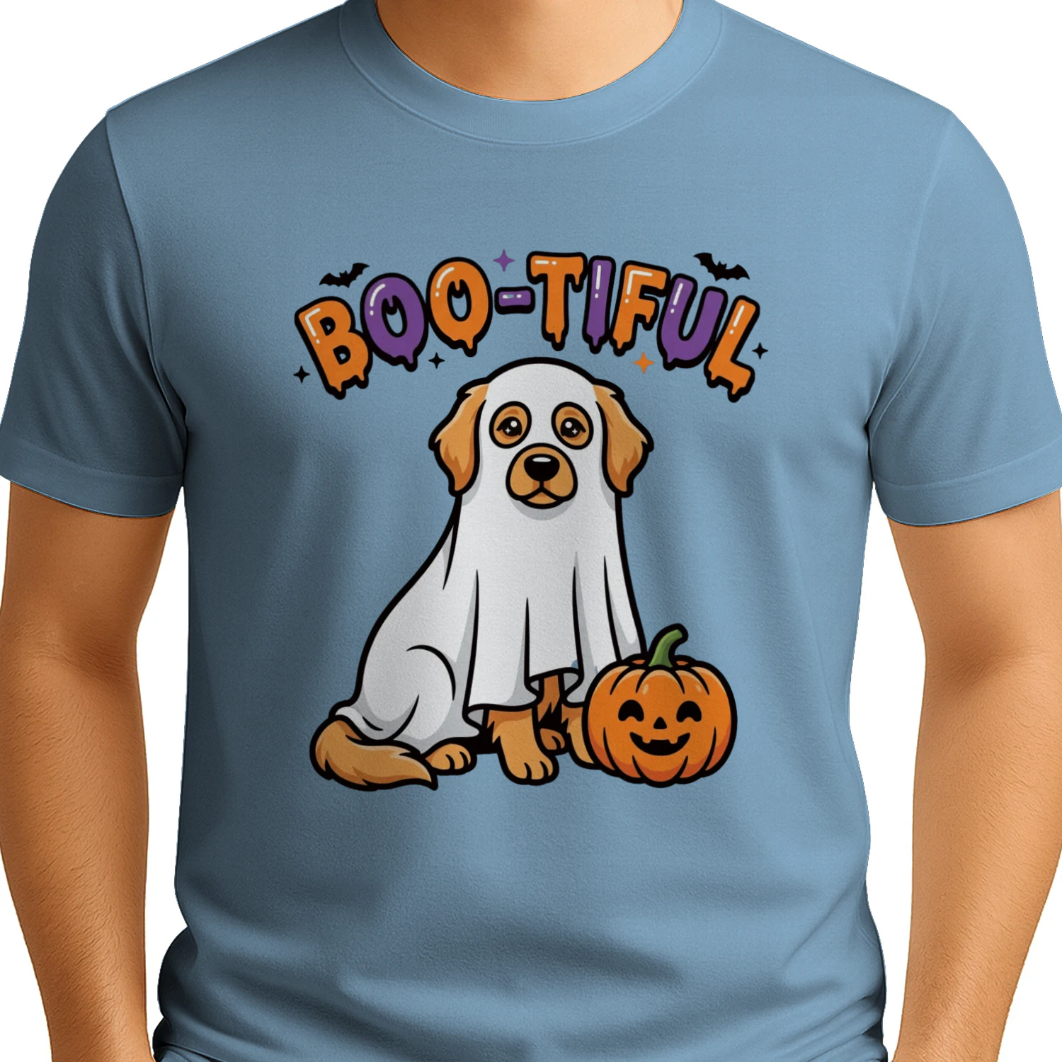 Boo-tiful Ghost Frenchie Halloween T-Shirt