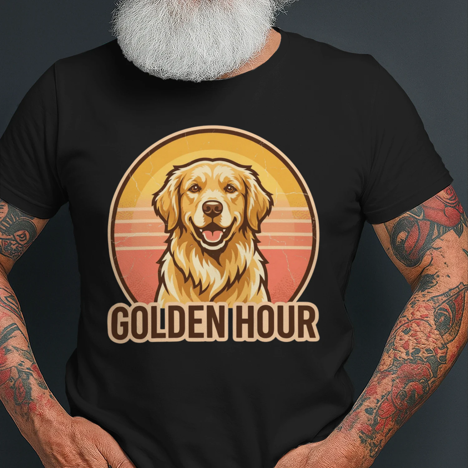 Golden Hour Golden Retriever T-Shirt