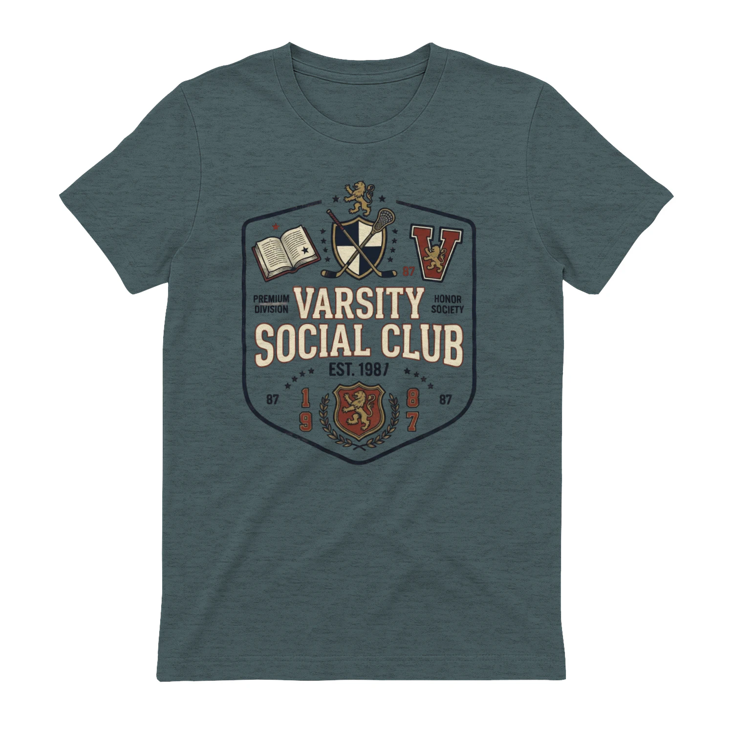 VARSITY 1987 — Vintage Athletic Club T-Shirt