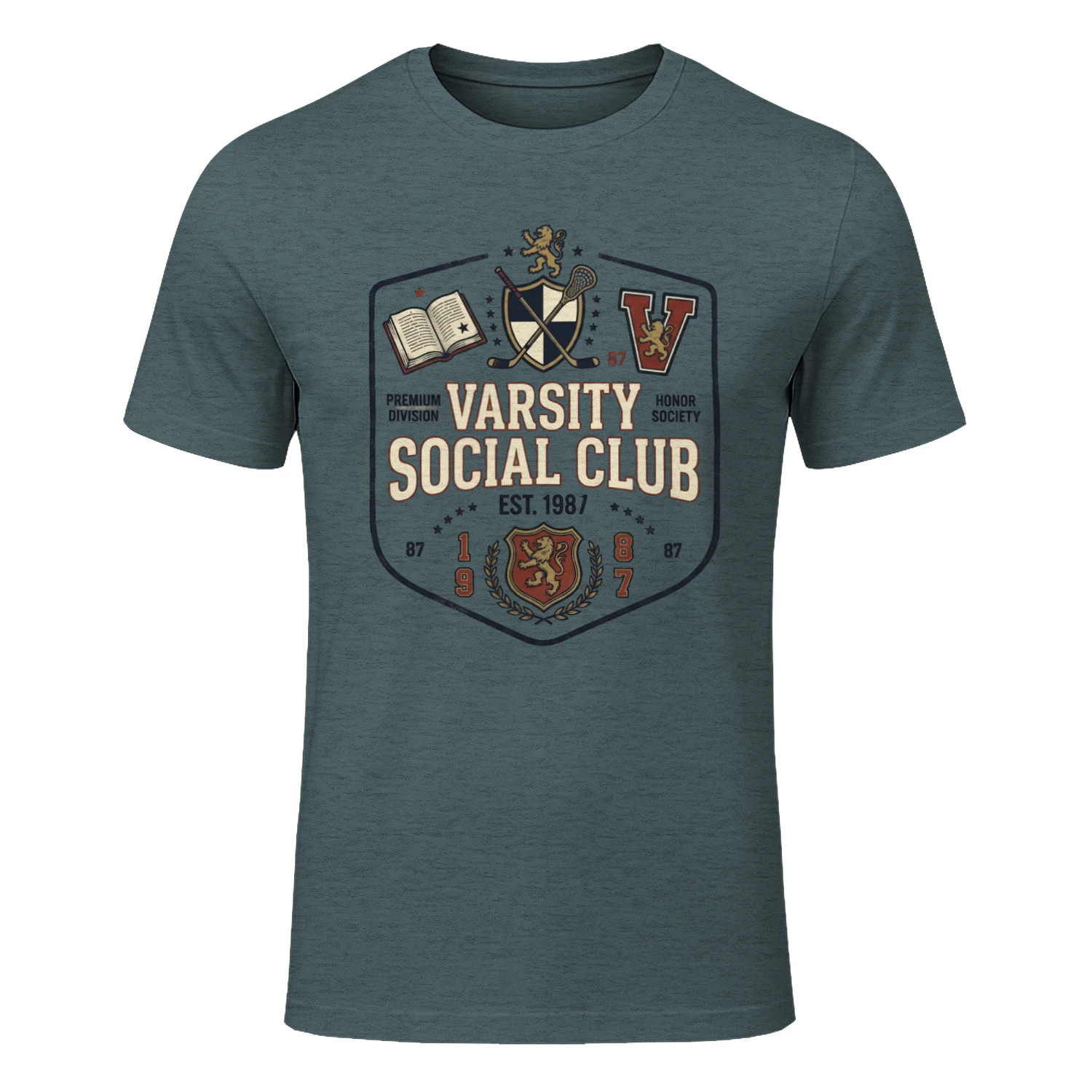 VARSITY 1987 — Vintage Athletic Club T-Shirt