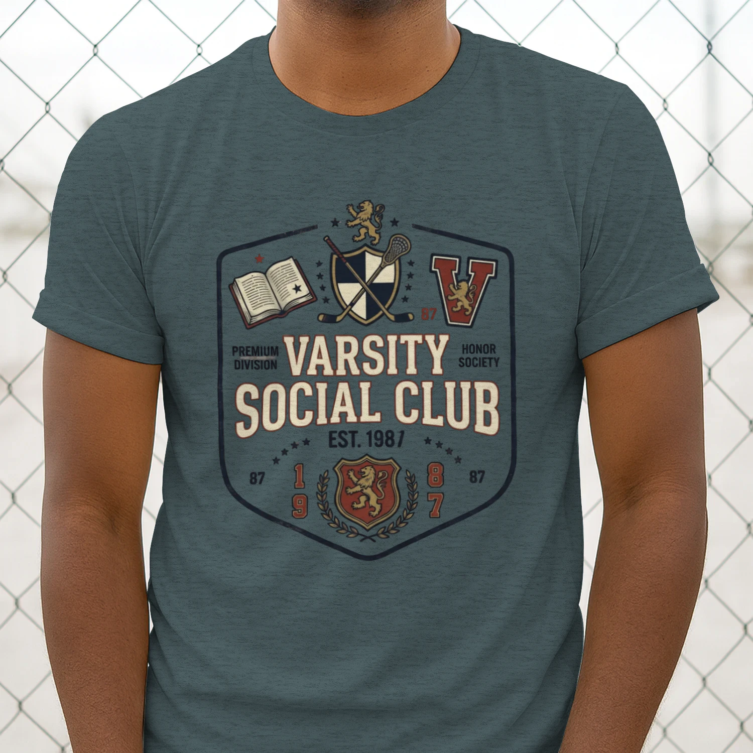 VARSITY 1987 — Vintage Athletic Club T-Shirt