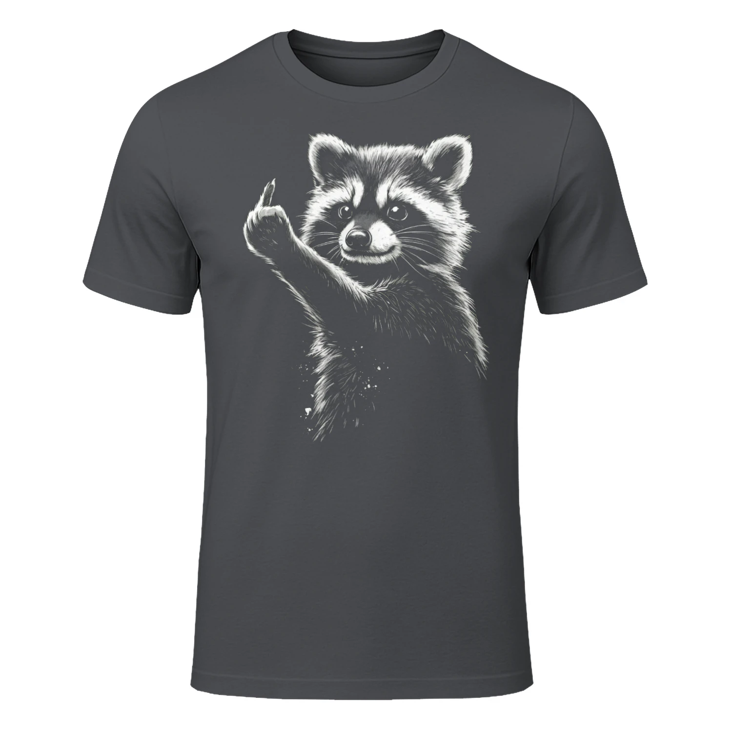 Frecher Waschbär Klassisches Unisex-T-Shirt