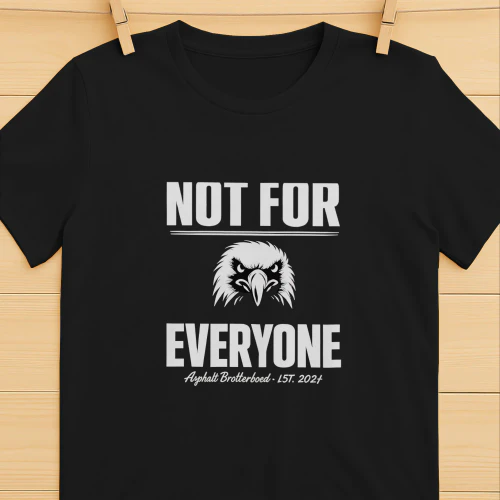 Not for everyone eagle motorcycle shirt