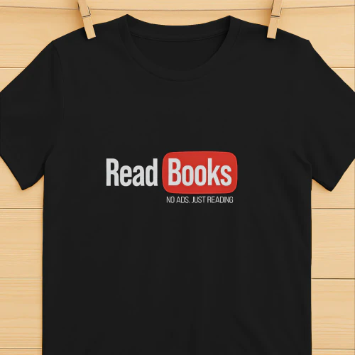 Read Books no ads just reading shirt