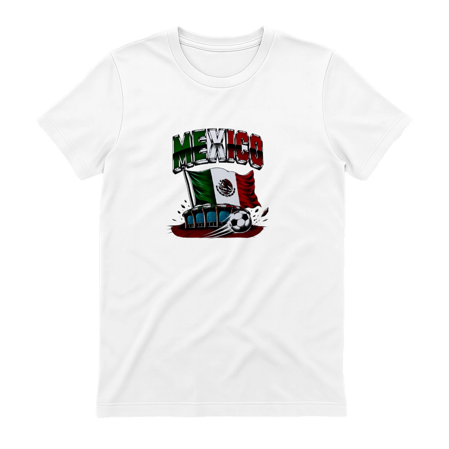 Mexico Soccer Team Stadium Flag Mexico graphic shirt