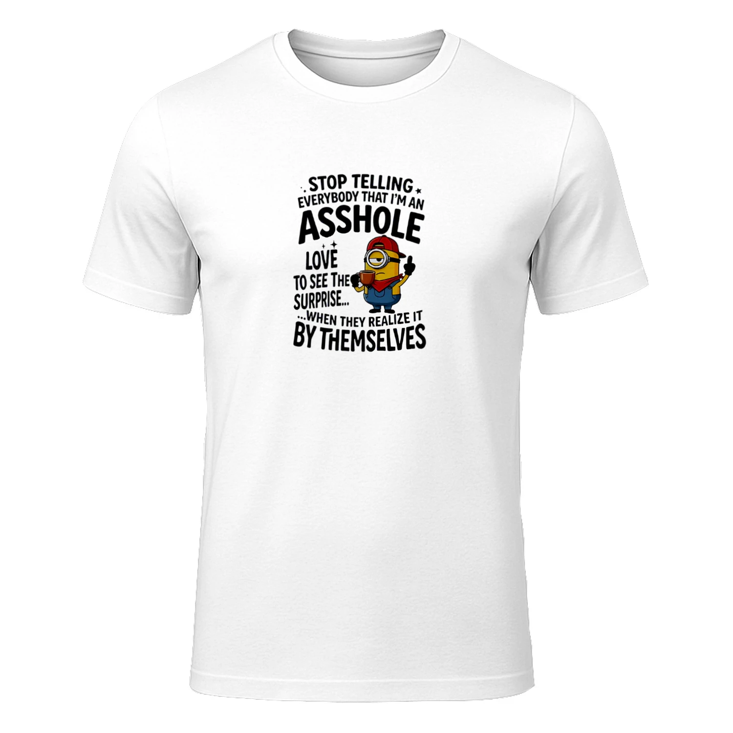 Minion despicable me stop telling everybody that I’m an asshole love to see the Heavy Cotton T-shirt