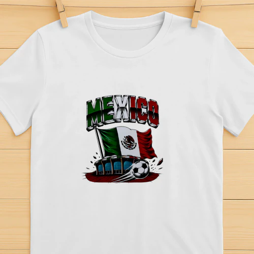 Mexico Soccer Team Stadium Flag Mexico graphic shirt