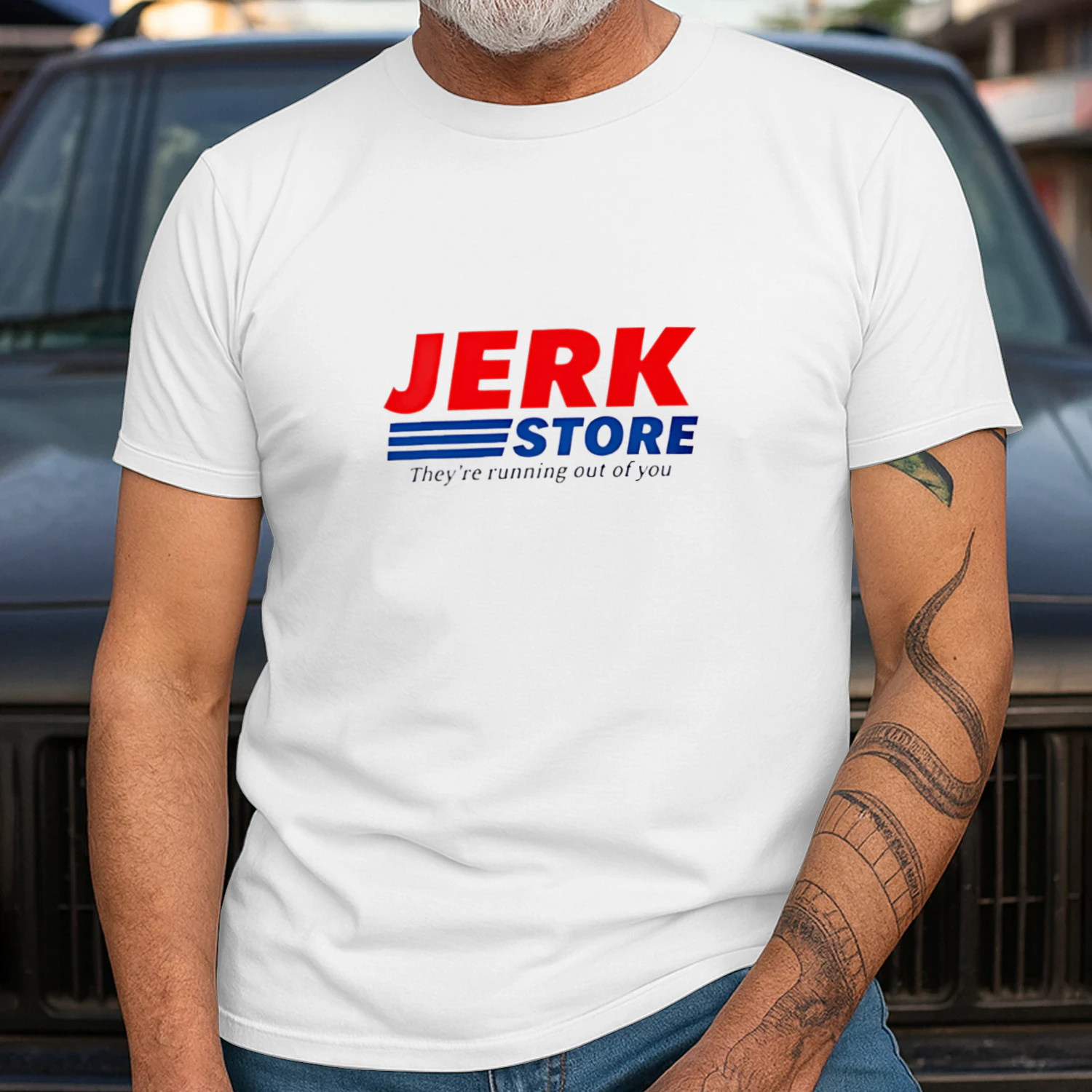 Jerk Store they’re running out of you  Heavy Cotton T-shirt
