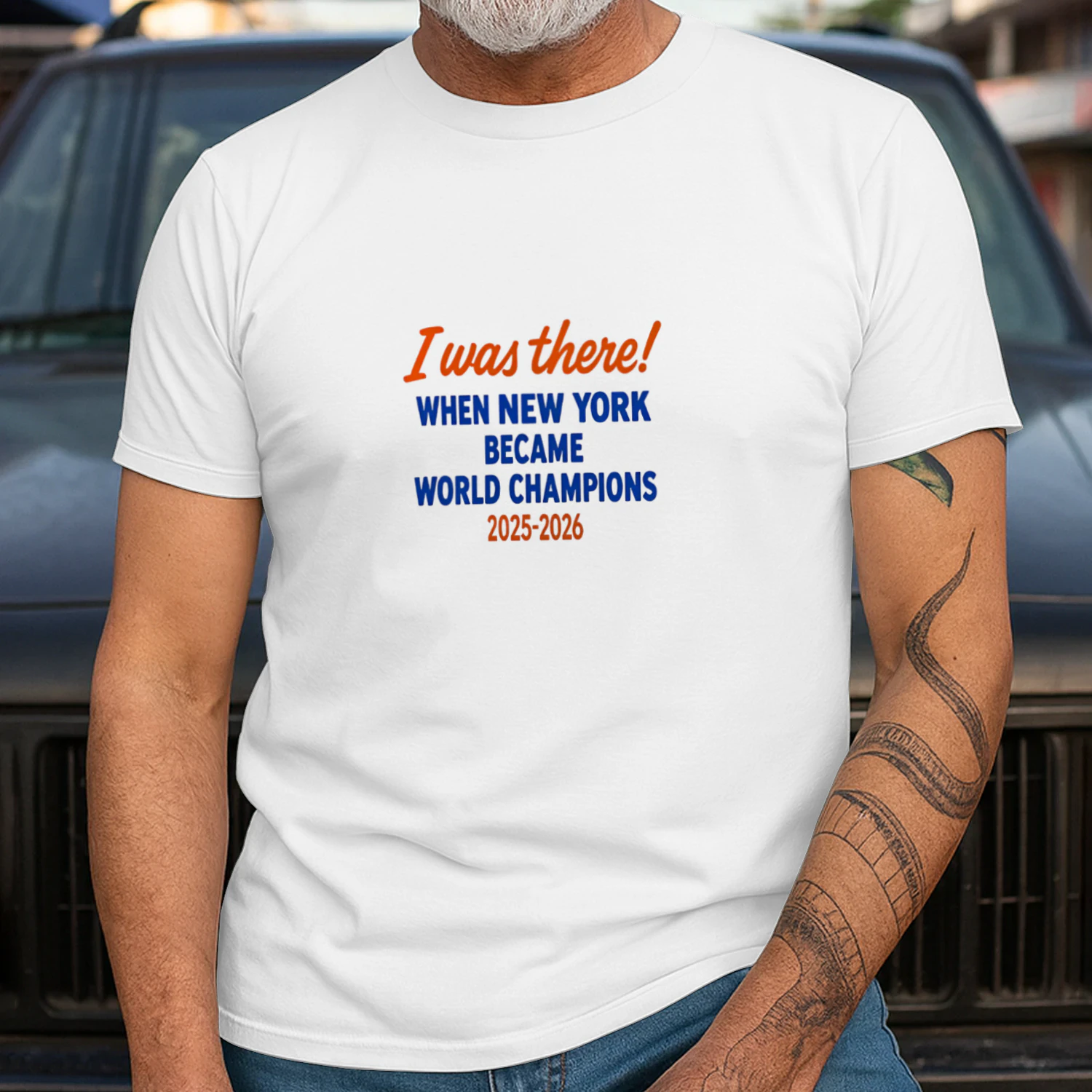 New York Knicks NBA I was there when became world champions 2025-2026 shirt