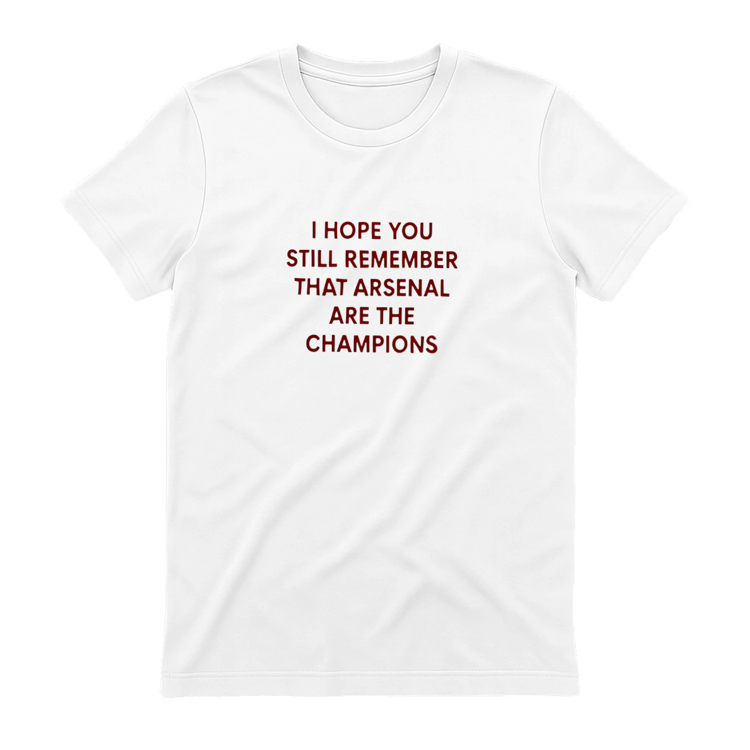 I Hope You Still Remember That Arsenal Are the Champions shirt