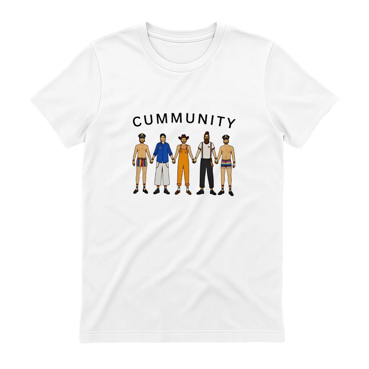 Cummunity Pride Group LGBTQ Community Rainbow shirt