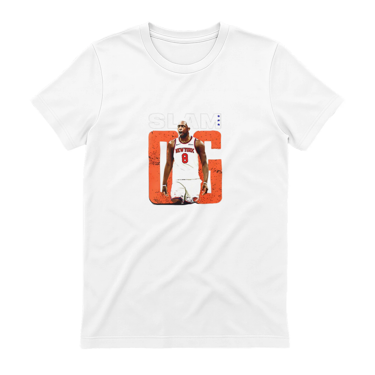 OG Anunoby New York Knicks NBA 2026 Slam graphic shirt