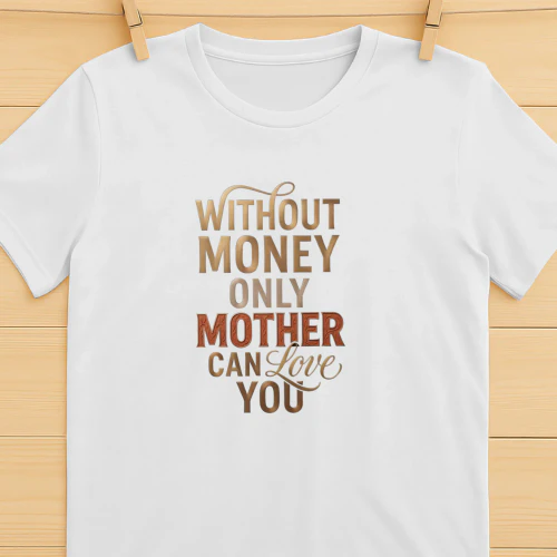 Without money only mother can love you Graphic Tee