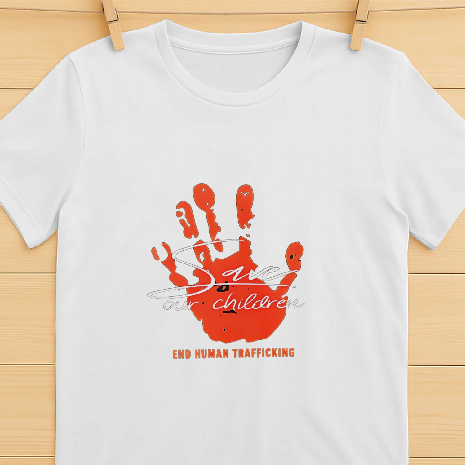 Save our children end human trafficking shirt