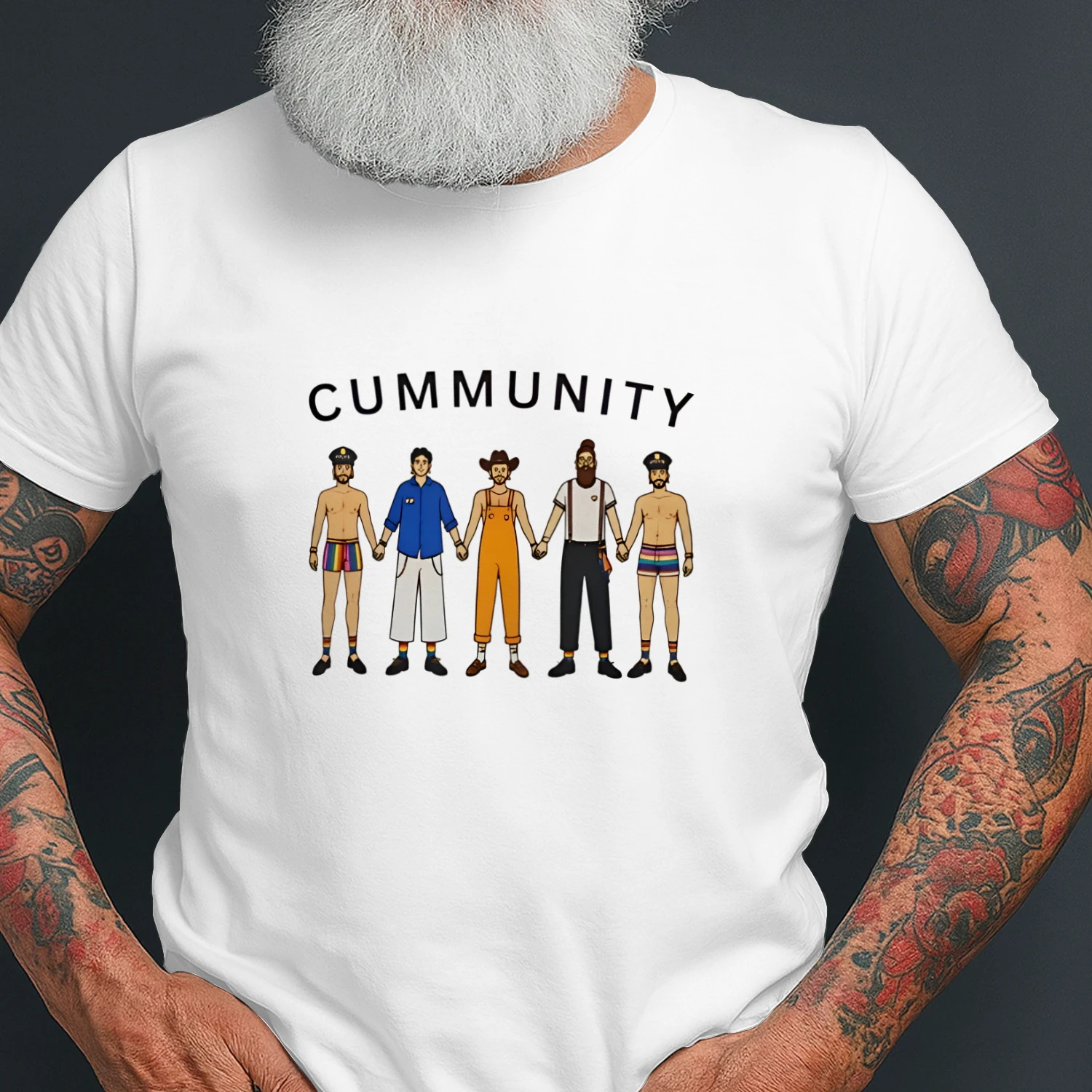 Cummunity Pride Group LGBTQ Community Rainbow shirt