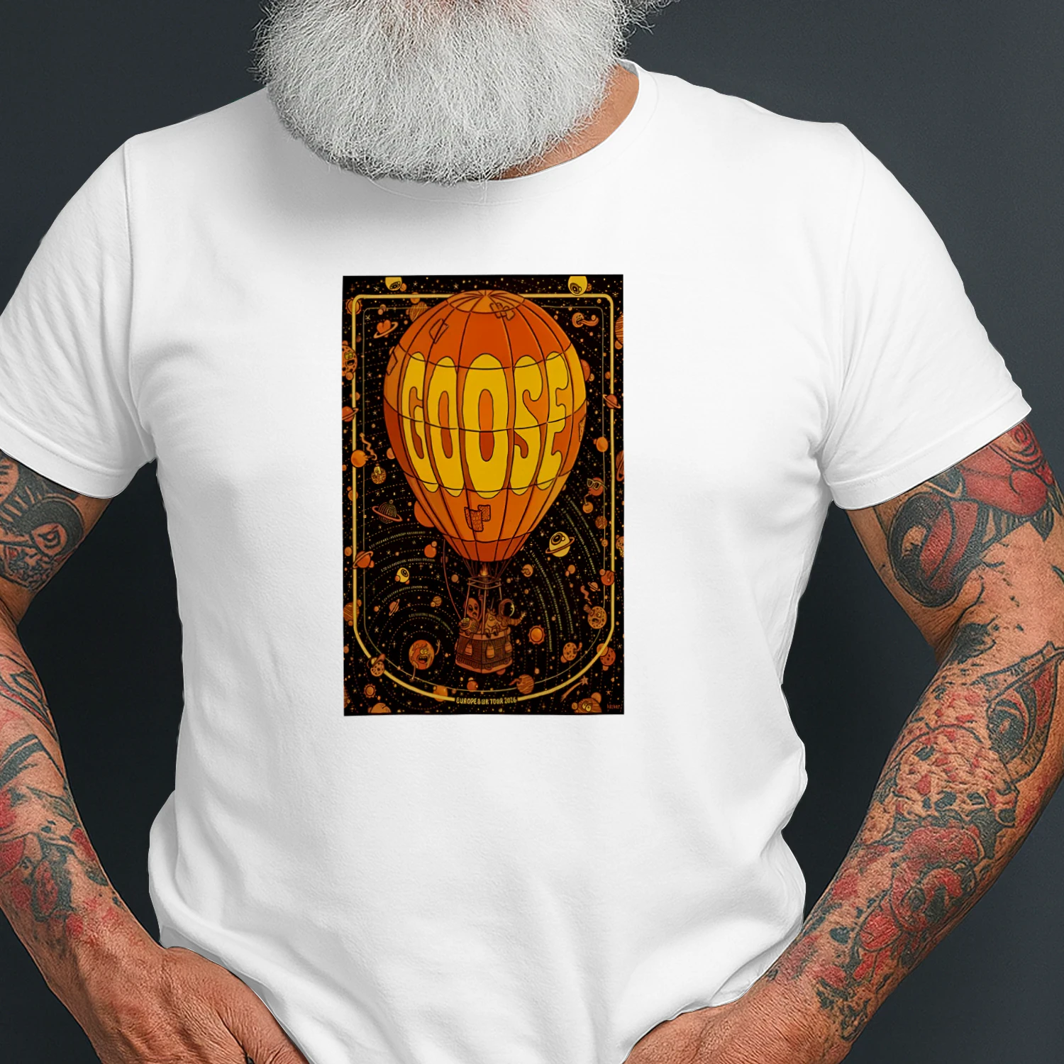Official Goose Tour Europe + Uk 2026 Poster Shirt