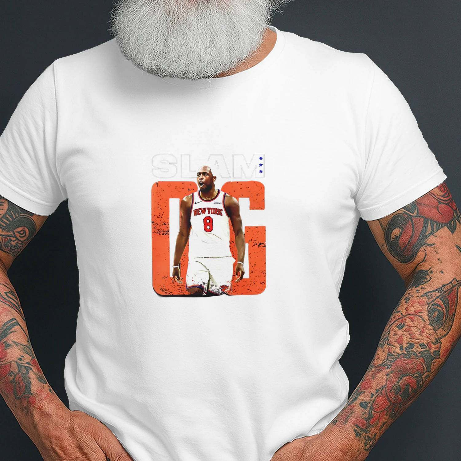 OG Anunoby New York Knicks NBA 2026 Slam graphic shirt