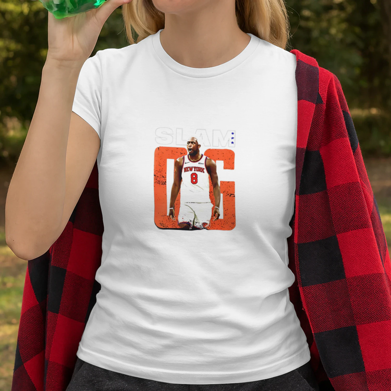 OG Anunoby New York Knicks NBA 2026 Slam graphic shirt