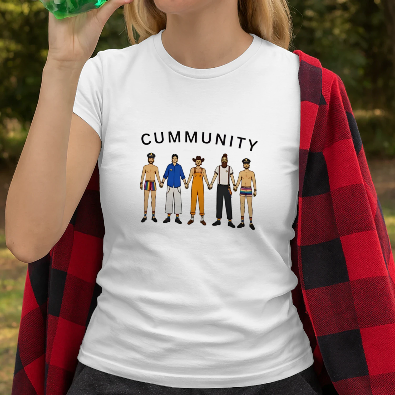 Cummunity Pride Group LGBTQ Community Rainbow shirt