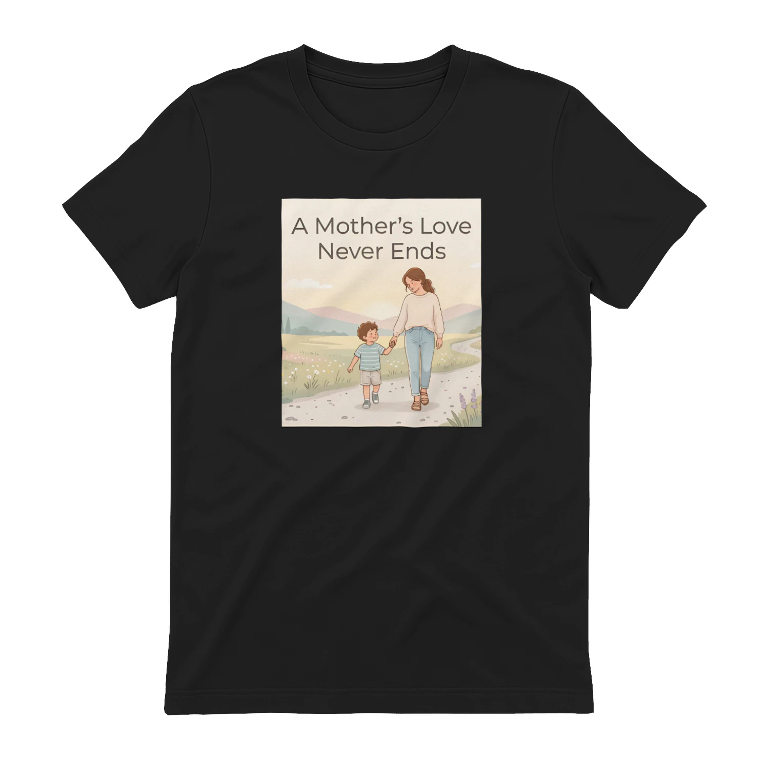 A mother love never ends shirt