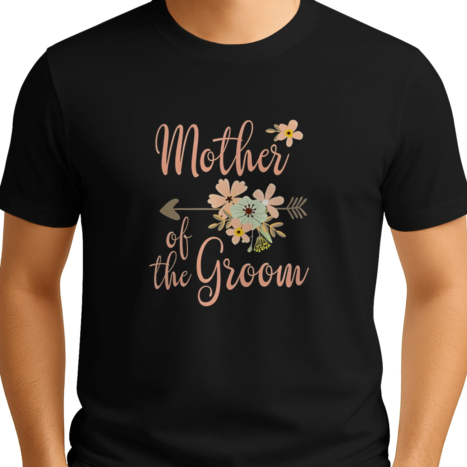 Mother of the Groom Flowers Mother’s Day T-Shirt – Wedding & Mother’s Day Gift Tee