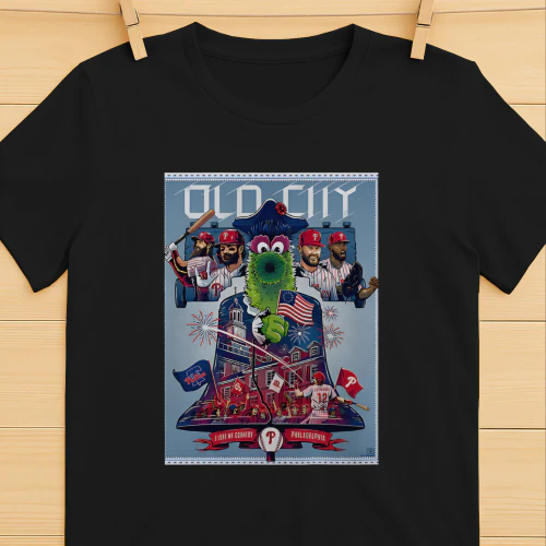 Bryce Harper Kyle Schwarber Philadelphia Phillies The Phanatic Old City I Love My Country MLB All-Star Game 2026 shirt