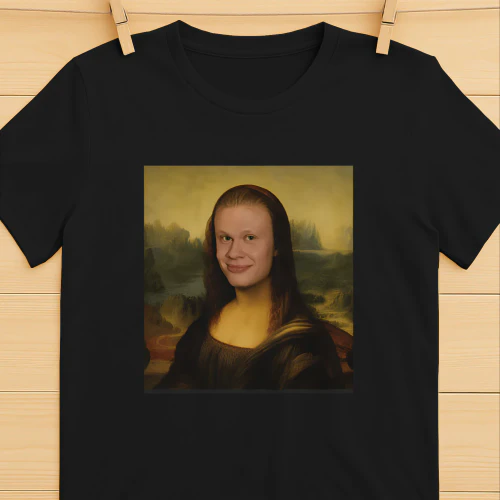 Funny Erling Meme Mona Lisa Shirt