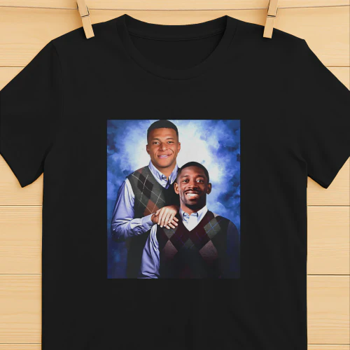 Kylian Mbappe and Ousmane Dembele France Football Step Brothers shirt