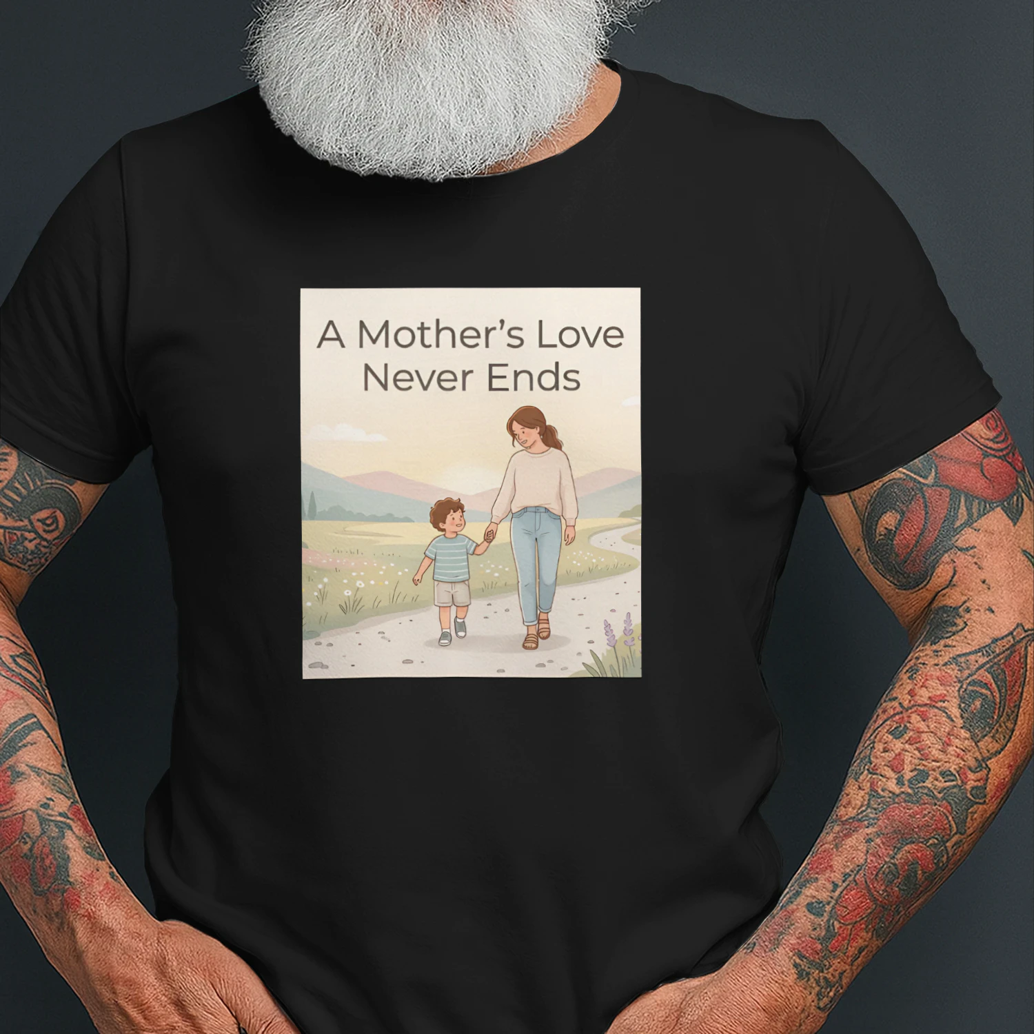 A mother love never ends shirt