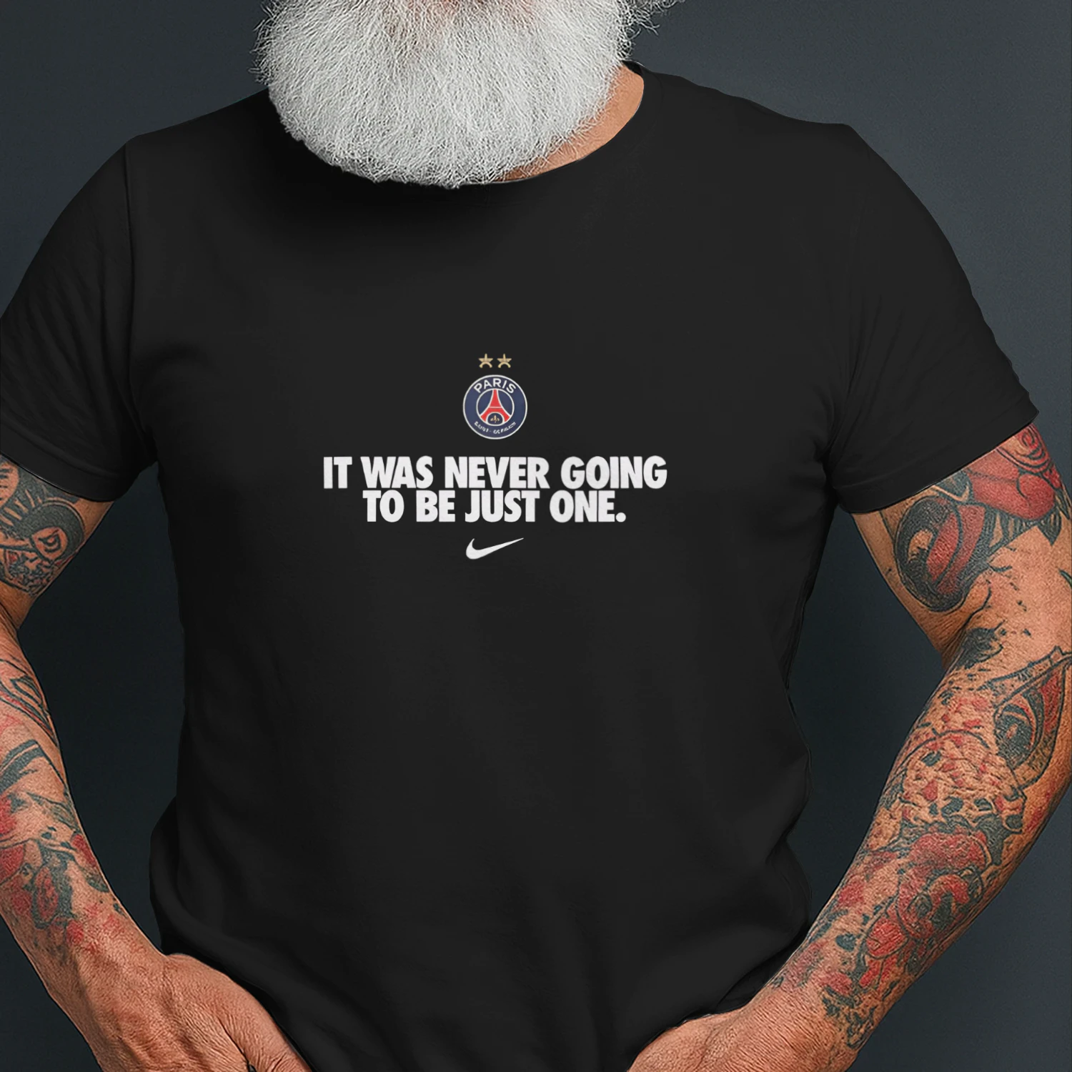 Paris Saint-Germain it was never going to be just one T-shirt
