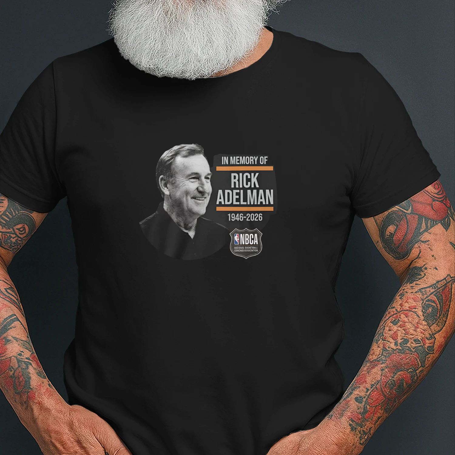 Hall of Fame Rick Adelman Memorial Shirt-Honoring a Basketball Legend shirt