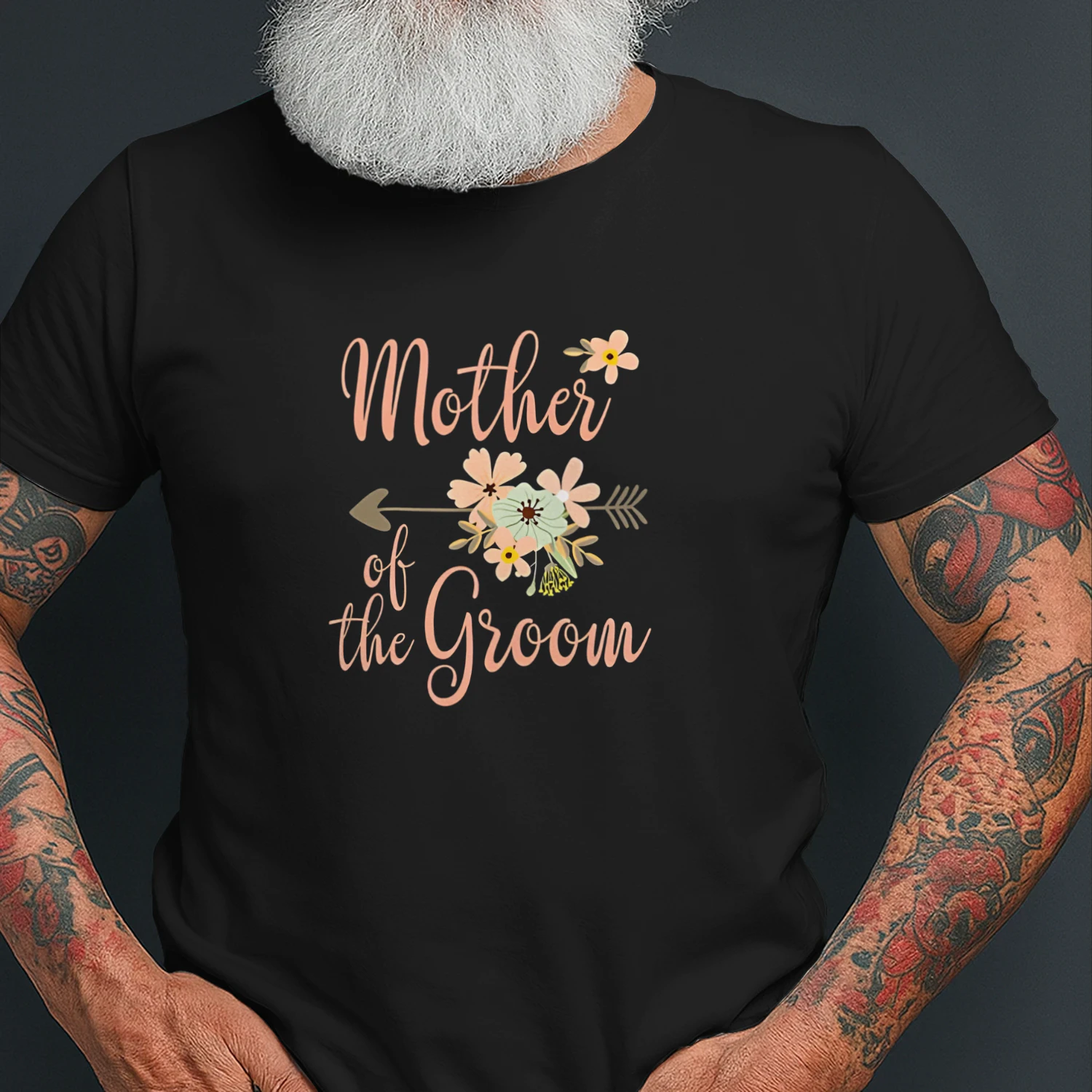 Mother of the Groom Flowers Mother’s Day T-Shirt – Wedding & Mother’s Day Gift Tee