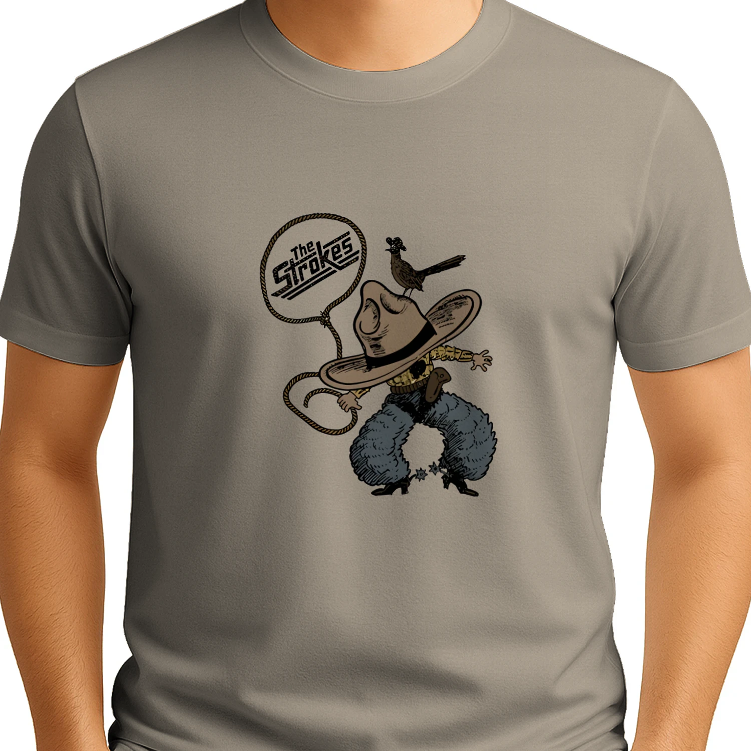 Strokes Illustrated Cowboy Shirt