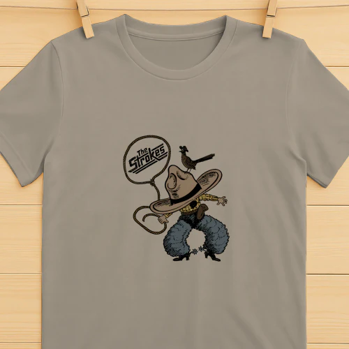 Strokes Illustrated Cowboy Shirt
