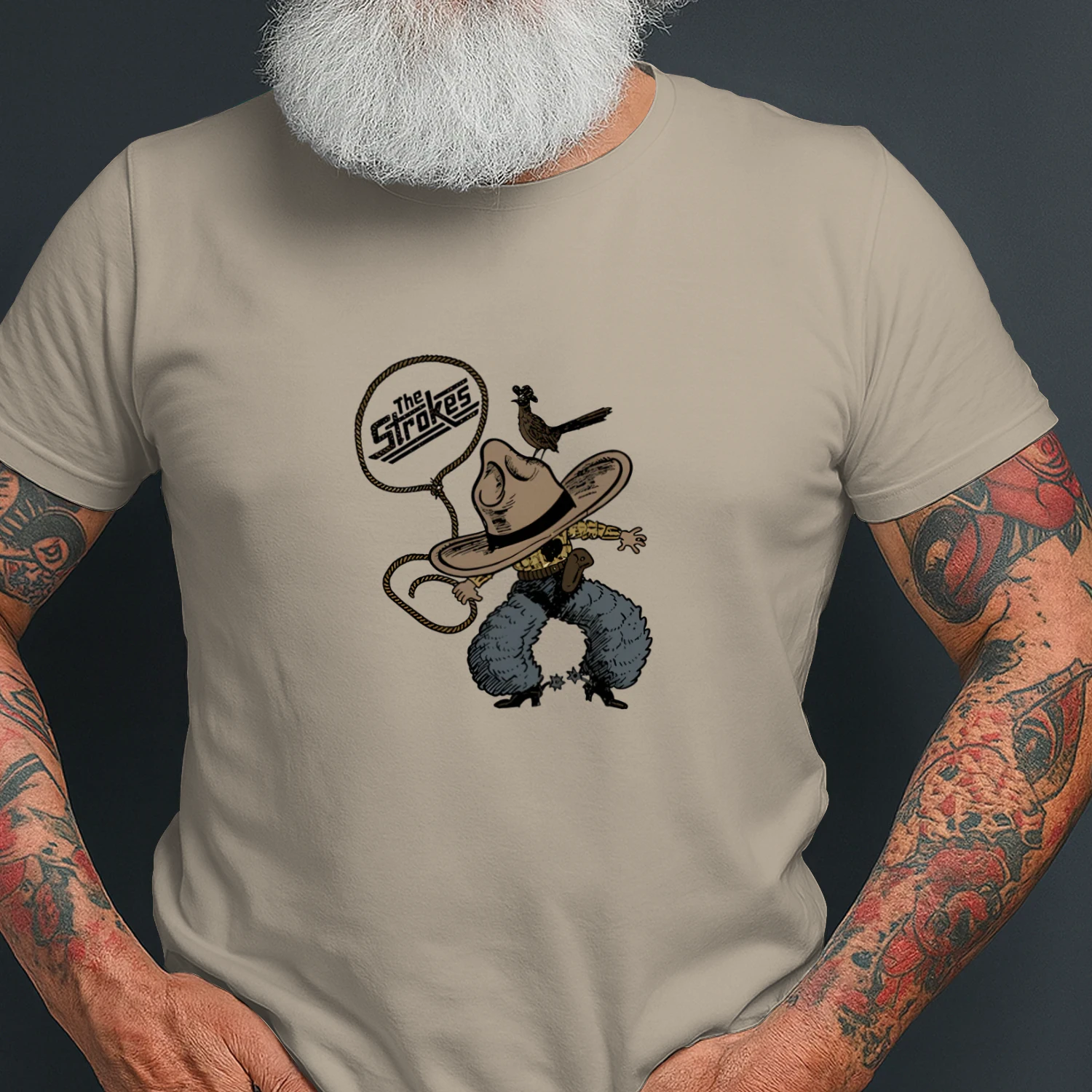 Strokes Illustrated Cowboy Shirt
