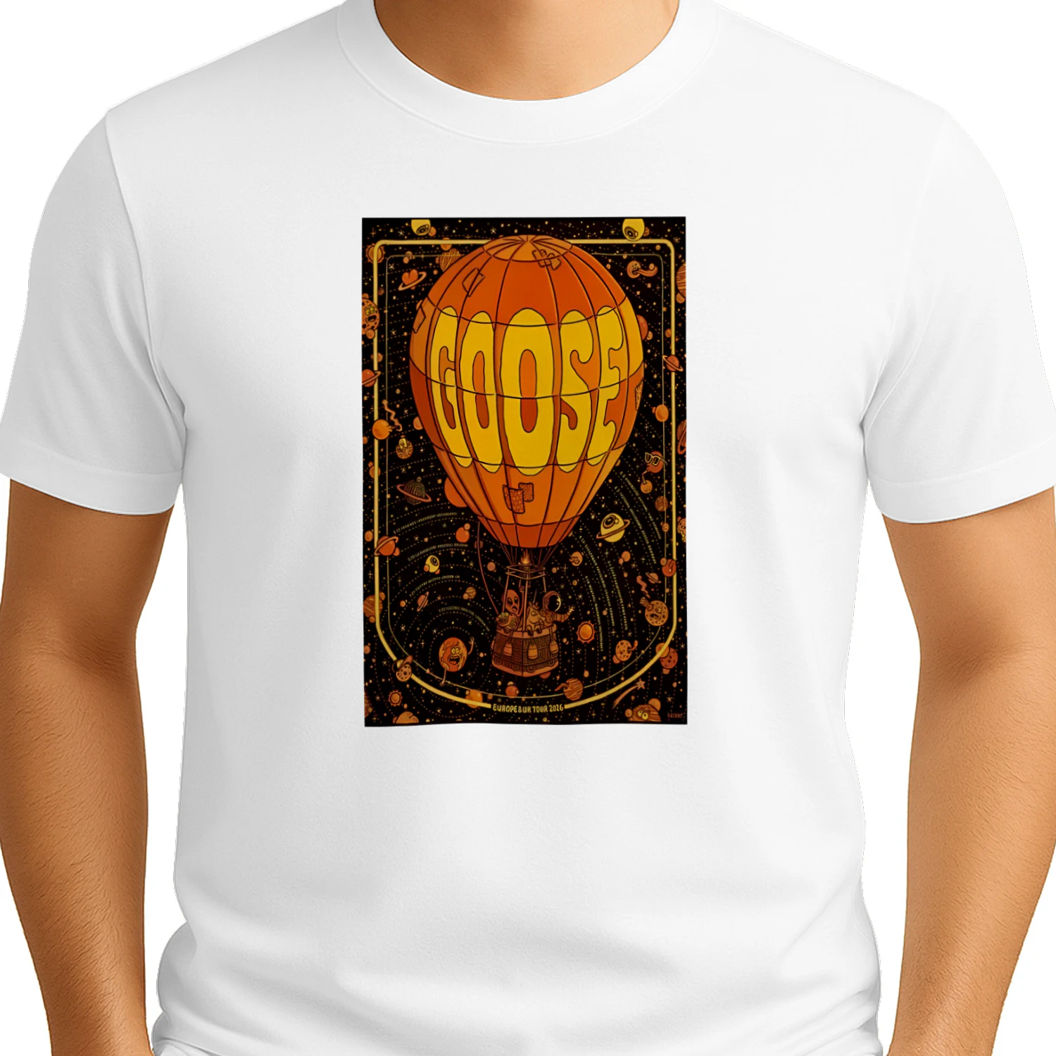 Official Goose Tour Europe + Uk 2026 Poster Shirt