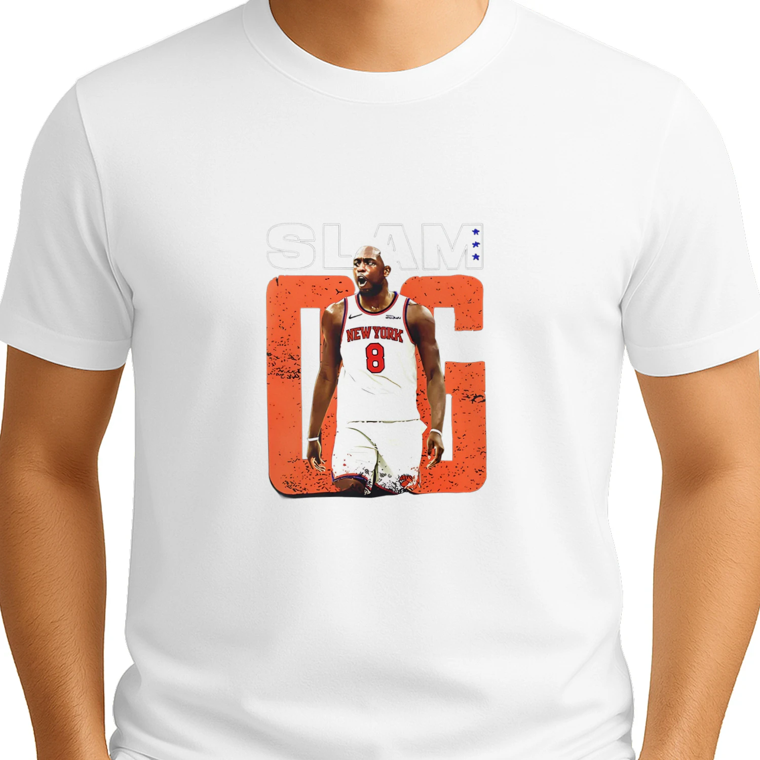 OG Anunoby New York Knicks NBA 2026 Slam graphic shirt