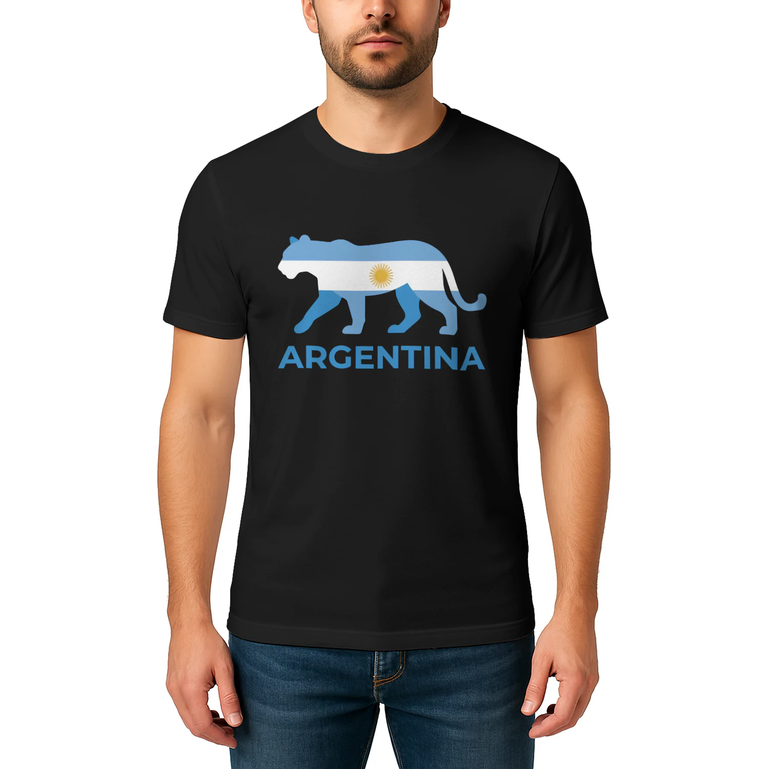 🇦🇷 Argentina Panther World Cup 2026 Fan T-Shirt, Argentina Football Supporter Tee, Soccer Fan Gift, Get Yours!