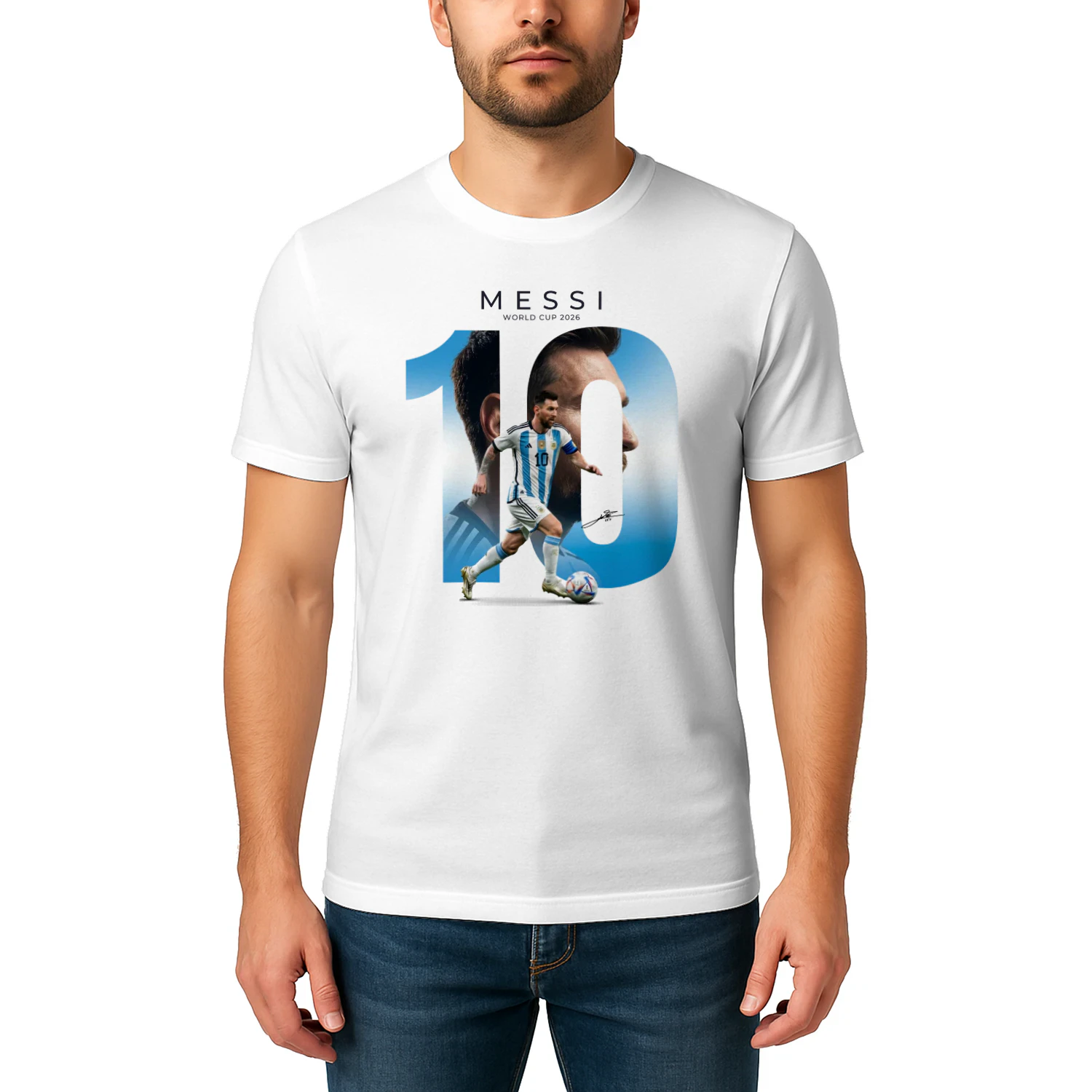 Messi World Cup 2026 Shirt, Football Fan Graphic Tee, Argentina Soccer T-Shirt, Sports Lover Gift ⚽🏆 Get Yours!