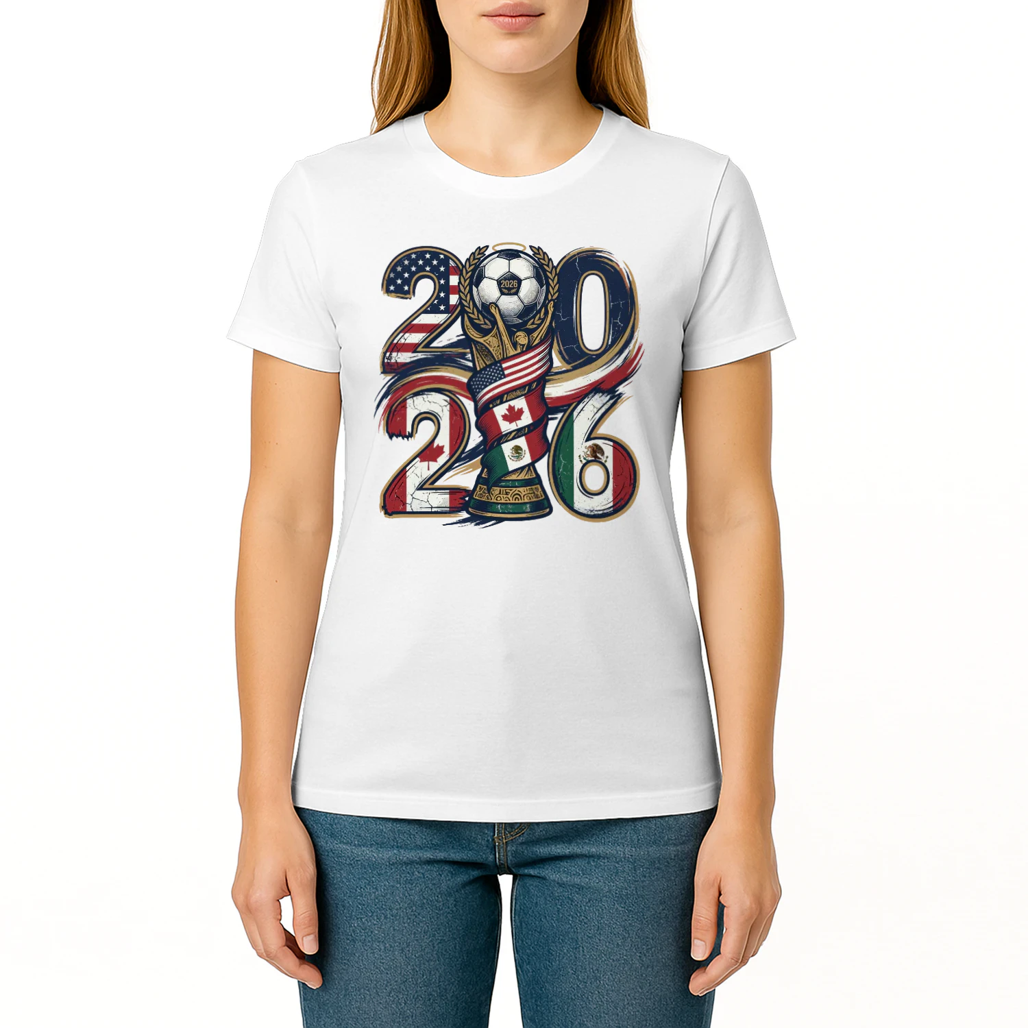 World Cup 2026 USA Canada Mexico Soccer Fan T-Shirt ⚽🏆 Football Tournament Graphic Tee, Sports Lover Gift, Get Yours!
