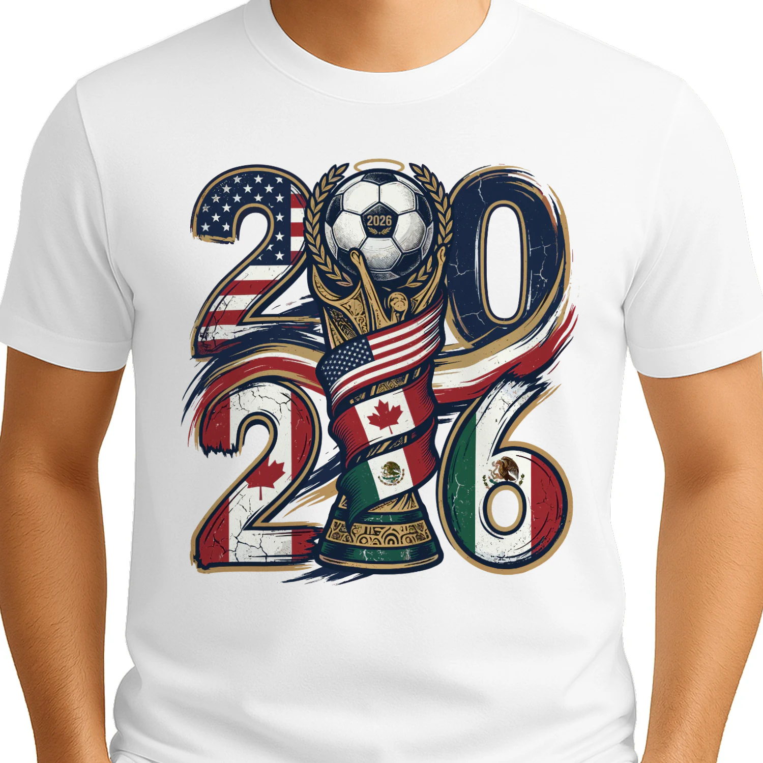 World Cup 2026 USA Canada Mexico Soccer Fan T-Shirt ⚽🏆 Football Tournament Graphic Tee, Sports Lover Gift, Get Yours!
